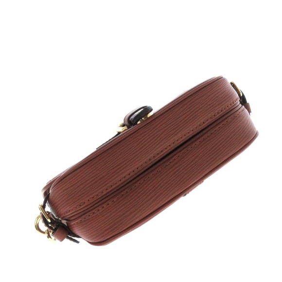 Louis Vuitton Leather Handbag Epi BB Saumur Cognac - Picture 4 of 15